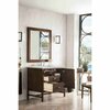 James Martin Vanities Addison 36in Single Vanity, Mid-Century Acacia w/ 3 CM Ethereal Noctis Quartz Top E444-V36-MCA-3ENC